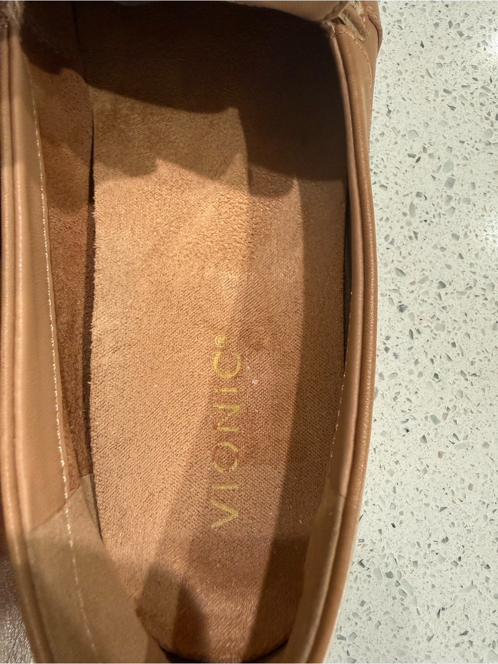 Vionic Brown Leather Slip-On Penny Loafers - Picture 4 of 8